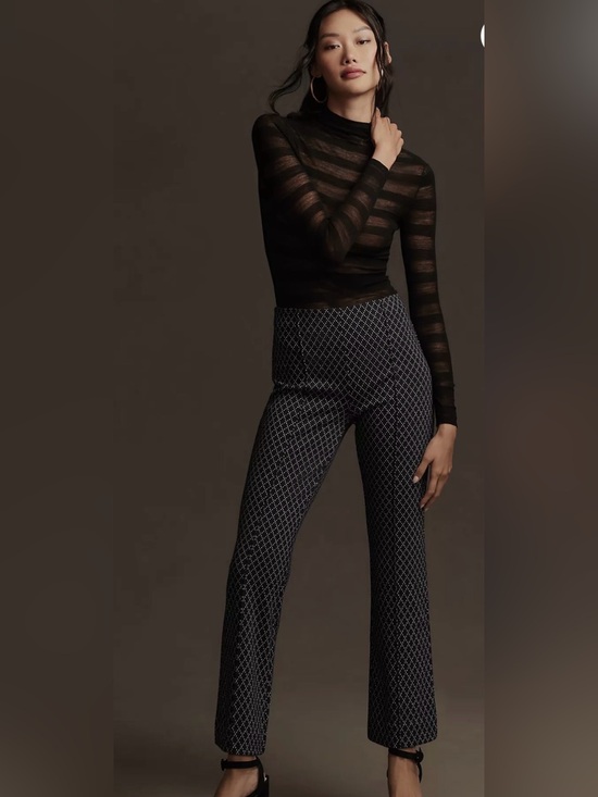 Maeve Pants - Maeve from Anthropologie The Margot Kick-Flare Cropped Pants: Argyle Edition